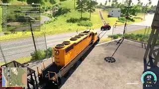 Train vs Tractor = No Damage: Farming 