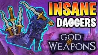 Filling my Backpack with Daggers for Insane Damage! | God of Weapons