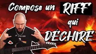 Comment composer un RIFF METAL lourd et intéressant