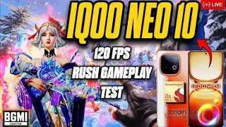 iQOO NEO 10 BGMI 120 FPS TEST AFTER BUY 🔥#bgmi#bgmilive#iqooneo10