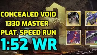 Concealed Void Platinum Speed Run 1:52 World Record // Destiny 2 Season of the Chosen