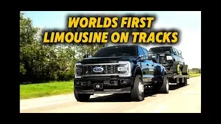 Worlds first limousine on tracks