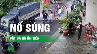 Cảnh sát nổ súng chỉ thiên bắt nhóm người đá gà ăn tiền ở Hóc Môn | VTC14