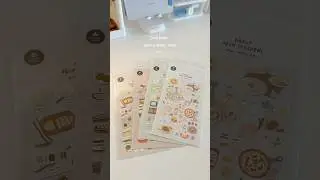 Suatelier mini sticker haul #sticker #journal #stationery #cute #aesthetic