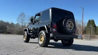 K10850 2006 Jeep Wrangler Golden Eagle walk around and driving video