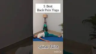 5 Best Yoga Poses For Back Pain.#fitness #backpain #motivation #yoga #yogaheals #pain  #beginners
