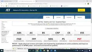 Alabama FFA Proficiency Application: Part 9- SAE Skills Competencies and Knowledge