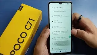 Poco C71: How to open torch light?