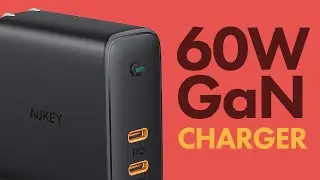 Зарядное устройство с двумя портами USB-C PD GaN мощностью 60 Вт | Обзор зарядного устройства Aukey Power Delivery мощностью 60 Вт