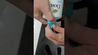 How to open a Dove pump bottle.