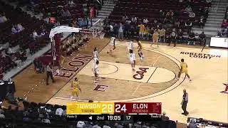 Towson MBB Dylan Williamson to Tyler Tejada bobblehead buds #GohTigers | #NewGen in a win at Elon
