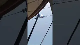 High electrical current form a random magnetic field and explode it