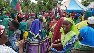 Green Yellow Gross Church - Burial Of The Late Baridi Busalwa Village.