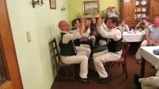 Three Countries Tour 2016: Ferrette Morris performing the Adderbury Chair Dance