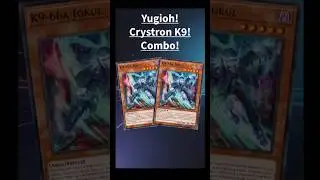 Yugioh! Crystron K9! Combo! #justicehunters #yugioh2025 #yugiohcombo #crystronyugioh #yugiohk9 #ygo
