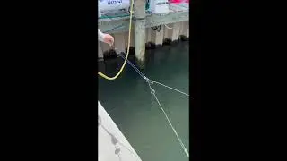 Lights out tackle small boat dredge fishing pulley system-  #fishing #offshorefishing #marlin