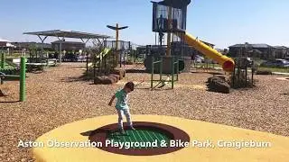 Melbourne's BEST Playgrounds for Kids - Aston Observation Playground & Traffic Bike Park Craigieburn