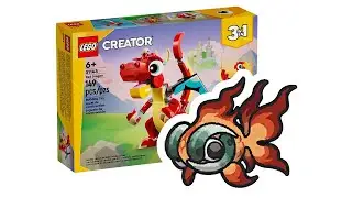 Build a Pokemon Chi-Yu from official Lego set!