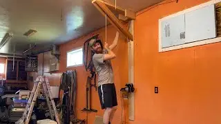 New DIY Skinning Hoist (Will the ceiling collapse?) Trapping Prep