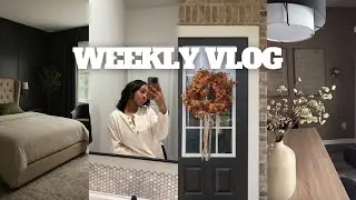 weekly vlog | Planning our Dream Bedroom! DIY Fall Decor Ideas 🍁