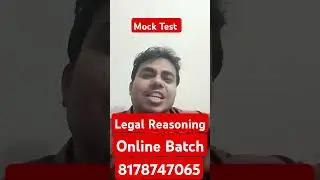 Legal reasoning Online Batch by Krishna Law Classes CLAT 2026 #lawentrance #commonlawadmissiontest