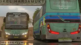 Mod Neoplan SHD UMP. Livery ALS Jadul. Bussid