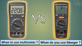 Multimeter Vs insulator tester (Megger) l When to Use Megger and Multimeterb in Odia 