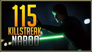 Star Wars Battlefront 2 Luke Skywalker 115 Killstreak Gameplay (Naboo)