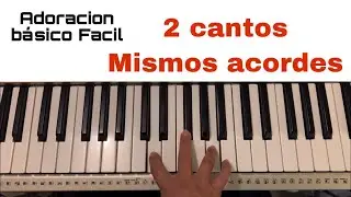 Tu fidelidad es grande, quiero llenar tu trono de alabanza/tutorial piano fácil  🎹