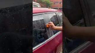 Glass oil film cleaning.