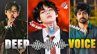 Deep Voice Like Kim Taehyung & Arjun Das! - Achieve Deep Voice Like Them