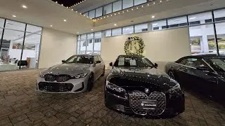 POV WALKING THROUGH A BMW DEALERSHIP DURING THE HOLIDAYS 🎄