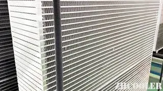 ZHCOOLER really beautiful oil cooler heat exchanger plate fin heat exchanger core. adam@zhcooler.com