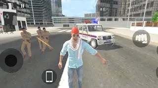 Franklin police Epic Flight | Indian left auto simulator gameplay | Indian bike 3D game | Water pool