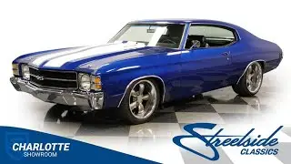 1971 Chevrolet Chevelle SS 454 Tribute Restomod 9764-CHA for sale | Charlotte, Atlanta, Dallas,...