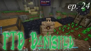 Let's Play FTB Banished - Ep. 24 - Equivalent Exchange 3, Potato Farming & Arcane Prism