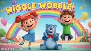 Wiggle Wobble 🐻👧👦 | Baby Dance & Action Song | Kids Cartoon Music