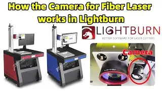How the Camera for Galvo Fiber Laser works in Lightburn software
