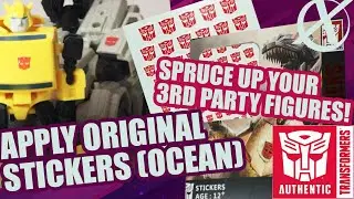 HOW TO APPLY Transformers Stickers/Decals/Transfer from Ocean (Authentic/Official/Original/Licensed)