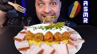 ASMR Sarmale Pe Pat De Mamaliga MUKBANG