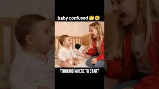 say in the comments baby confused 🤔😁 cute baby videos uk , 🇬🇧#funnybaby #babyinterview #UK s#shorts