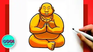 How to Draw BUDDHA | Permanent | ICON | Blox Fruits | ROBLOX | Step by step