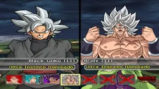 TEAM BLACK GOKU (UI) vs TEAM BROLY (UI) || DRAGON BALL Z BUDOKAI TENKAICHI 3