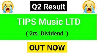 Tips music ltd Q2 results 2025 | Tips music results | Tips music q2 results | tips music news today