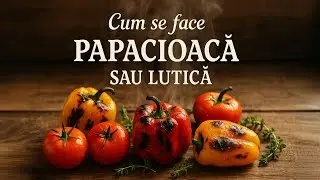 Cum se face papacioacă sau lutică &ndash; rețeta oltenească de sos usturoiat din ardei copți și roșii