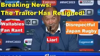 Rant: Eddie Jones Quits Wallabies Disrespectful Japan Rugby President Masato Tsuchida Rant