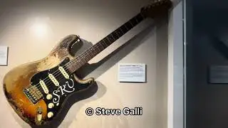 Stevie Ray Vaughan guitar, October 15, 2024, Grammy Museum, Cleveland, MS #stevierayvaughanofficial