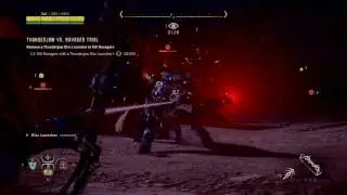 Thunderjaw Vs Ravager Trial without Override - Hunting Grounds - Horizon Zero Dawn