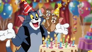 Tom and Jerry singing Happy Birthday to you 