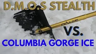 DMOS Stealth Shovel vs. Columbia Gorge Ice Storm - Who wins?  Review of the DMOS Stealth Shovel